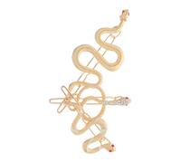 Fermaglio per Chioma Serpente 3 Pezzi in Lega Oro Ragazze | Stile Creativo e Unico, per Party, Accessorio Fashion per Acconciature e Tenere i Chioma Lontani dagli Occhi