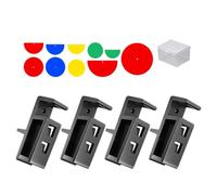 Fermaglio Per Pannelli Di Armadio E Mobile,Morsetti Resistenti E Rimovibili Da 4 Pezzi | Clip Per Fissare Tavole E Connettori Per Zoccolo - Per Tecnici Falegnami Mobili Guardaroba Mobile Assemblaggio