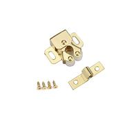 Fermaglio per porta, 10 pezzi a doppio rullo per armadietto, mobilia per mobili per la casa (oro)