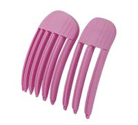 Fermaglio per radice dei capelli, frangia, 15,9 cm, 2 bigodini voluminosi naturali, senza traccia, rulli, strumenti per lo styling, forcina fissa sulla fronte per donne e ragazze