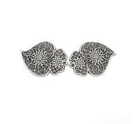 Fermaglio Per Scialle E Cardigan 4 pz Retro Mantello Fibbia Collare Clip Sciarpa di Seta Scialle Vita delle Donne Spilla Fissa da Cintura Strass Maglione Chiusura gioielli(A)