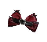 Fermaglio piatto per capelli a forma di cuore in pizzo balletcore copricapo mazzi clip elegante fiocco per capelli