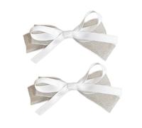 Fermaglio piatto per capelli da fata anni 2000, per balleccore, copricapo elegante con fiocco