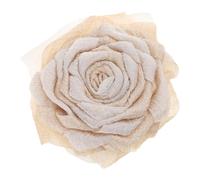 Fermaglio piatto per capelli da ragazza in stile bruciato ornamenti Balletcore per donne ragazza mazzi fermaglio per capelli fiore dolce balletcore