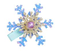 Fermaglio piatto per capelli da ragazza Ornamenti di cristallo Barrette per le donne Ragazza mazzi Hairclip Dolce Natale Dolce Puntelli Foto