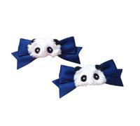 Fermaglio piatto per capelli stile Y2K Balletcore copricapo mazzi accessori fiocco peloso panda copricapo