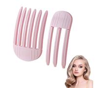 Fermaglio Soffice Per la Radice dei Capelli,Fermagli per Ricci Voluminosi Naturali Fai,Clip Volumizzanti per Radice di Capelli,Morbide Clip per Creare una Forma Naturale e Abbondante (Rosa)