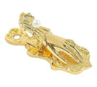 Fermaglio vintage in metallo a forma di mano da donna, per tenere aperto il diario durante la scrittura, pagina di scrapbooking, documenti a forma di mano retrò dorati, per diario spazzatura, regalo