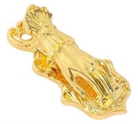 Fermaglio vintage in metallo a forma di mano da donna, per tenere aperto il diario durante la scrittura, pagina di album, documenti a forma di mano retrò dorati, per diario spazzatura, regalo per gli