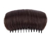 Fermaglio volumizzante per capelli con copertura in fibra realistica, cuscino professionale per eventi teatrali, occasioni speciali, pettine per capelli in rete traspirante