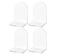Fermalibri, 4 pezzi in metallo resistente, antiscivolo, in schiuma, antiruggine, design a forma di L, per ufficio, casa, scuola, studenti (4 pezzi)