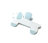 Fermalibri a forma di cane clip per leggere, design portatile, struttura in plastica per libri di testo romanzi, supporto stabile per l'uso in ufficio