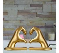 Fermalibri a forma di cuore, ornamento decorativo per armadietti, scrivania,