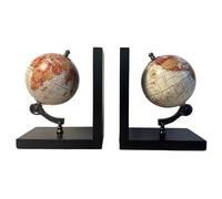 Fermalibri a forma di mappamondo, stile classico, elegante accessorio da scrivania per casa e ufficio, decorazione elegante