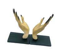 Fermalibri a mano da strega Fermalibri creativi in resina di Halloween per