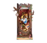 Fermalibri con diorama 3D Viaggio nel paese delle meraviglie