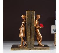 Fermalibri Creativi Banksy, Fermalibri Resistenti, Non Facili da Staccare, Per lo Studio e la Conservazione dei Libri, Regalo Creativo per la Famiglia e gli Amici (Oro)