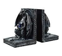 Fermalibri creativo in stile Banksy - Coppia di ornamenti in resina per arredamento moderno della casa, supporto artistico per scaffale, scrivania, ufficio o soggiorno