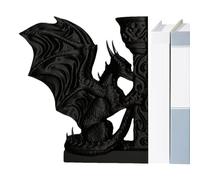 Fermalibri da scrivania a di drago, statuetta di drago, decorazione decorativa per libri, per casa e camera da letto