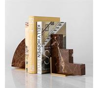 Fermalibri Decorativo Fermalibri Fermalibri for scaffali for libri, fermalibri in marmo for libri pesanti in ufficio a casa, portalibri, decorativo for la casa, fermalibri, portalibri in ottone Ferma