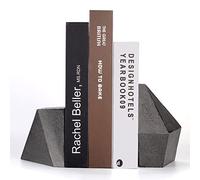 Fermalibri decorativo o scultura astratta 2 pezzi nero antico - Ambipolar