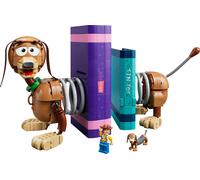 LEGO | Disney Pixar Fermalibri di Slinky Toy Story - Kit di Modellismo per Adulti - Reggi Libri per Libreria - Decorazione con Minifigure di Woody e Figura di Bassotto - Regalo Creativo per Fan 43301