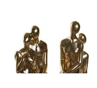 Fermalibri DKD Home Decor 9 x 8 x 26 cm Resina Glam