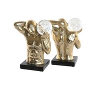 Fermalibri DKD Home Decor Resina Uomo Moderno [31 x 10 x 19,3 cm]