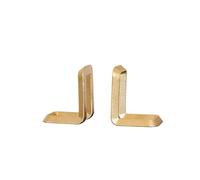 Fermalibri geometrici - fermalibri decorativi per libri pesanti, decorazione ideale per la casa e accessori per scaffali per organizzare e esporre libri