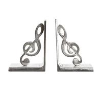 Fermalibri Home ESPRIT Argentato Alluminio 22 x 8,5 x 15 cm