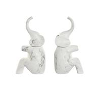 Fermalibri Home ESPRIT Resina Elefante 14,5 x 9 x 29,5 cm