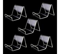 Fermalibri in acrilico trasparente, per manifesti, menù, libri e telefoni, 1/2/5 pezzi