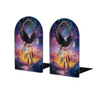 Fermalibri in legno a forma di aquila, acchiappasogni, per mensole, fermalibri in legno, resistenti, antiscivolo, per casa, ufficio, studio, decorazione, 1 paio