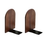 Fermalibri In Legno Fermalibri Antiscivolo per Scaffali Resistenti (2 Pezzi9333