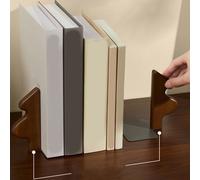 Fermalibri in legno per albero di Natale con base in metallo per libri e decoraz