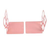 Fermalibri in metallo, antiscivolo, resistente, a forma di L, fermalibri