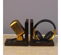 Fermalibri in resina, fermalibri da tavolo unici per studio, libreria da