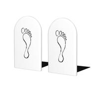 Fermalibri minimalisti con impronta semplice per scaffali 2 pezzi fermalibri in legno organizer per biblioteche per ufficio domestico