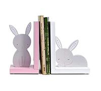 Fermalibri per Biblioteca Simpatico Reggilibri A Forma di Coniglio Decorazione per La Casa Fermalibri Moderna personalità in Legno Antiscivolo Semplice Reggilibri Portalibri