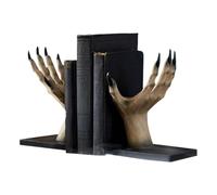 Fermalibri per Librerie - Fermalibri Vintage Halloween,Design con Manine da in Resina per Soggiorno Casa