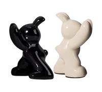 Fermalibri per scaffali | Separatori decorativi, Scultura moderna a forma di coniglio, statua animale per biblioteca, soggiorno, studio, camera da letto, casa