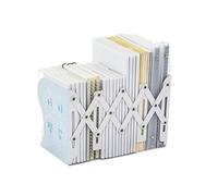 Fermalibri Per Ufficio Scuola Fermalibri Regolabile, Organizer Da Scrivania In Metallo E Accessori Per Ufficio Si Estendono Fino A 19,2 Pollici Leggio Decorativo(A)