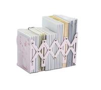 Fermalibri Per Ufficio Scuola Fermalibri Regolabile, Organizer Da Scrivania In Metallo E Accessori Per Ufficio Si Estendono Fino A 19,2 Pollici Leggio Decorativo(D)