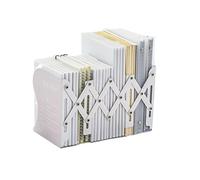 Fermalibri Per Ufficio Scuola Fermalibri Regolabile, Organizer Da Scrivania In Metallo E Accessori Per Ufficio Si Estendono Fino A 19,2 Pollici Leggio Decorativo(E)