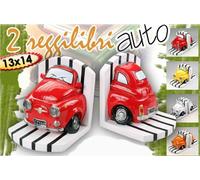 Fermalibri resina auto Cm. 13x14 - Set 2 pezzi