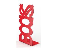 FERMALIBRO IN ACCIAIO BOOKS ROSSO