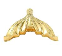 Fermalibro, segnalibro, Book Clip Fish Tail Design Metal Gold 9.9 x 6.9 cm(Gold)