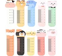 Fermalibro, segnalibro, Pack Of 50 Bookmarks Cardboard For Kids With Ruler 4.13 x 1.18 Inches Multicolor