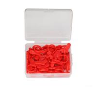 Fermamaglie Plastica per cuore 2cm per Maglieria Fermamaglie(40pcs socks) | Set da 50 , compatto e leggero, perfetto per viaggi, non arrugginisce mai