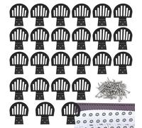 Fermaneve per Tetti in Metallo | 25 Pezzi Fermaghiaccio per Coperture Metalliche | Protezione Antiscivolo per Tetti A Greca | Prevenzione da Ghiaccio Forniture Invernali